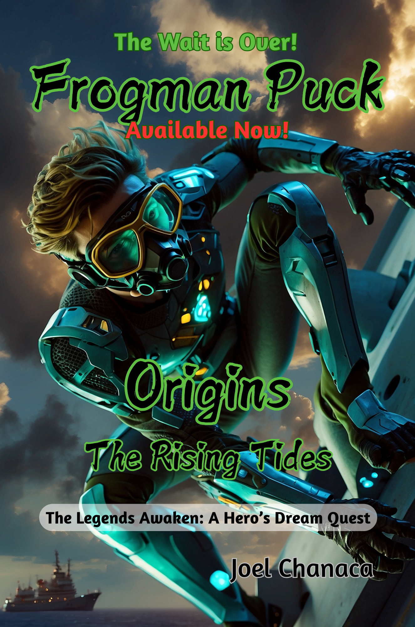 FEATURED: Frogman Puck Origins: The Rising Tides: The Legends Awaken: A Hero’s Dream Quest by John Chanaca